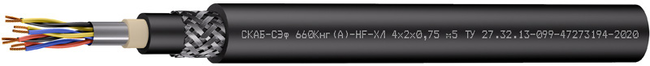 СКАБ-СЭф 660Кнг(А)-HF-ХЛ Nx2xS Z