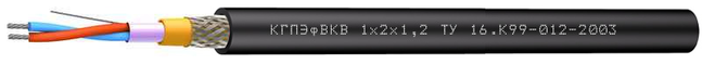 КГПЭфВКВ 1x2x0,78