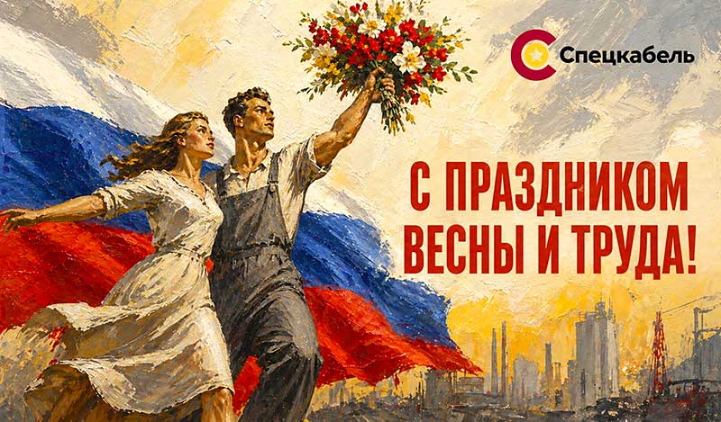 СПЕЦКАБЕЛЬ поздравляет с Праздником Весны и Труда